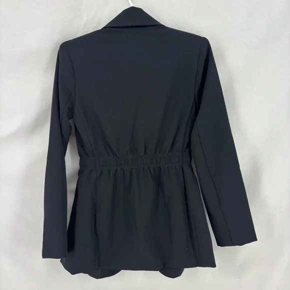 NWT Athleta women’s 4 black blazer jacket endless primatwill professional work - Picture 4 of 13